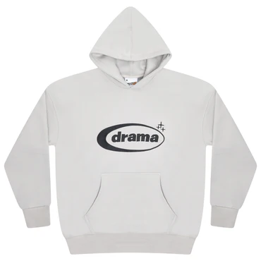 CLOUD GREY OVAL HOODIE