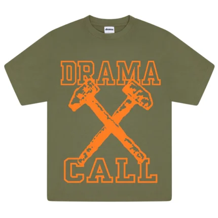 Drama call HAMMER TEE (OLIVE GREEN) * NEW BLANK