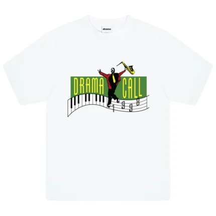 Drama call JAZZ TEE (WHITE) * NEW BLANK