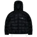 Dramas call ALL BLACK LINE-STA TWO TONE JACKET HIKIN