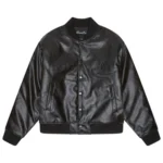 Dramas call BLACK SCRIBBLE JACKET LEATHER