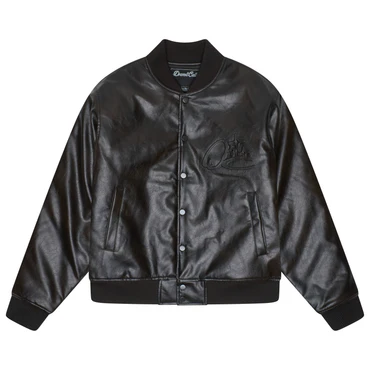 Dramas call BLACK SCRIBBLE JACKET LEATHER